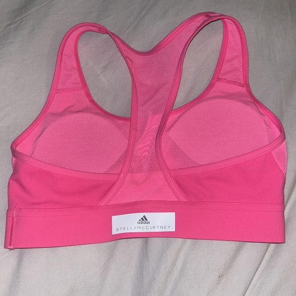 Adidas x Stella McCartney pink sport top - Picture 3 of 4